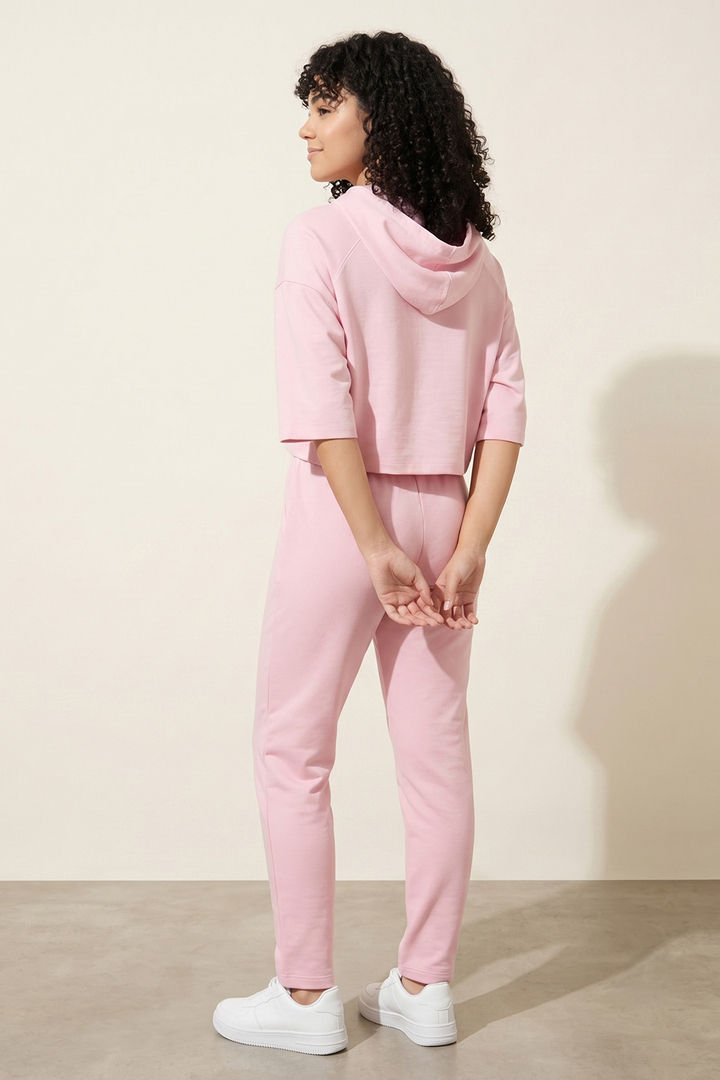 Zivame Athleisure Hooded Sweatshirt - Pink A Boo — image 4
